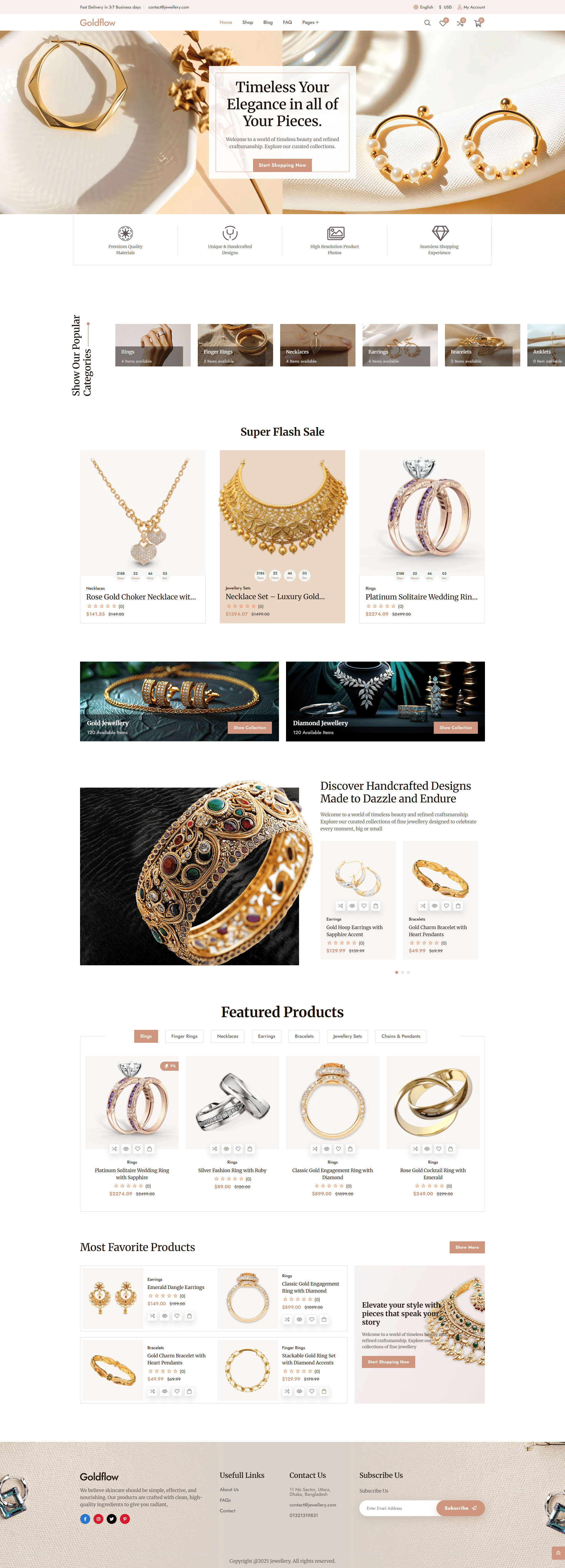 Jewellery & Accessories Theme