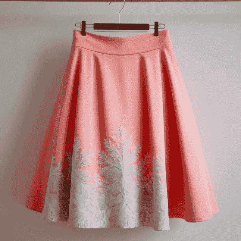 Women's Elegant A-Line Cotton Skirt for Effortless Style and Comfort