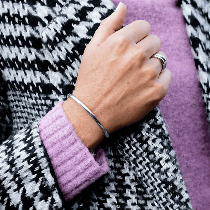 Bangle Set with Diamond Accent