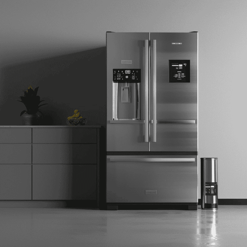Premium 350L Double Door Refrigerator with Freezer