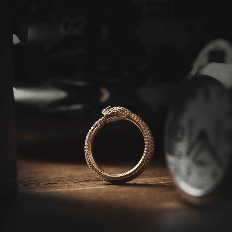 Rose Gold Cocktail Ring with Emerald