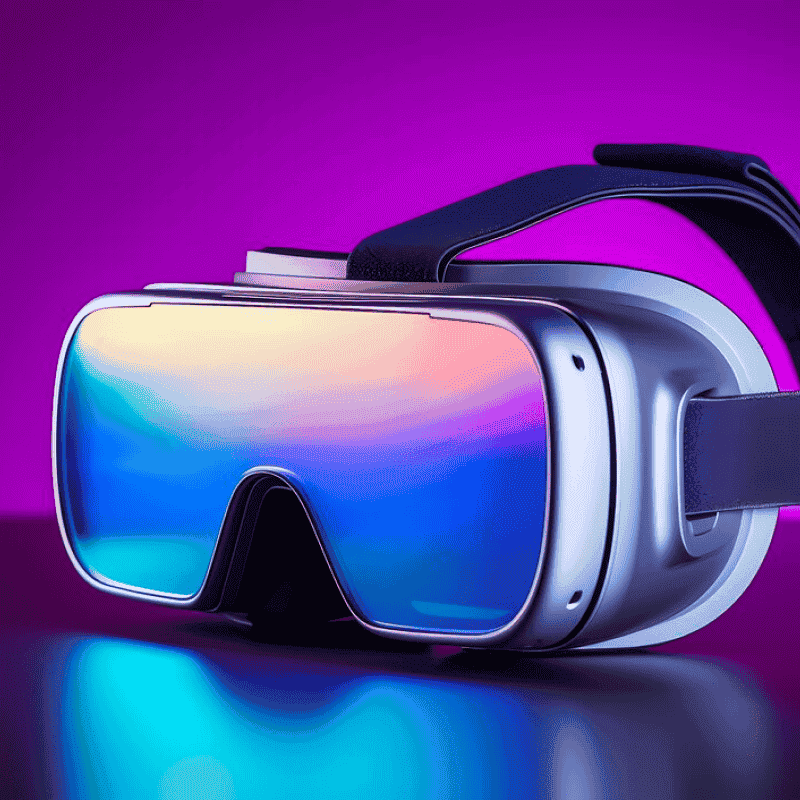 Immersive VR Headset with 3D Audio and Motion Tracking