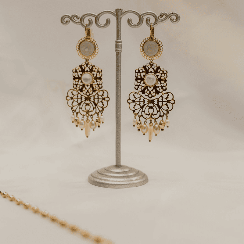 Emerald Dangle Earrings